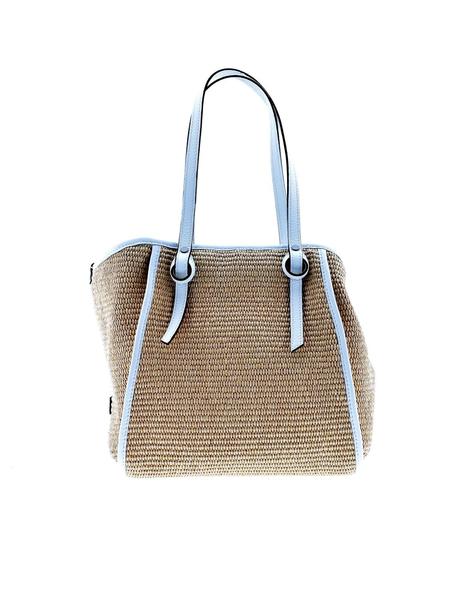 BOLSO RAFIA CAMEL BLANCO